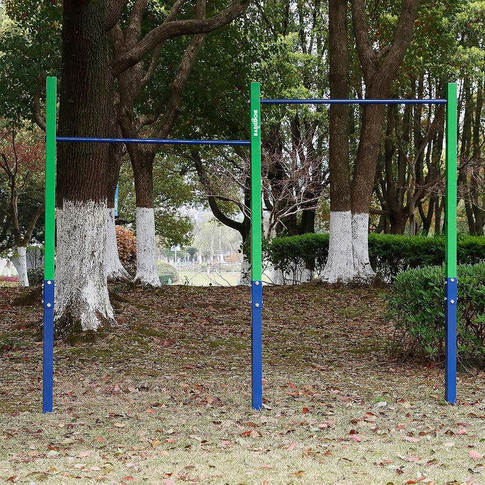 Double Outdoor Pull-Up Bar – Height Adjustable Gymnastics & Fitness Bar