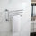 Swivel Towel Rail Chrome Stainless Steel Wall Mounted Bathroom Bath Rack