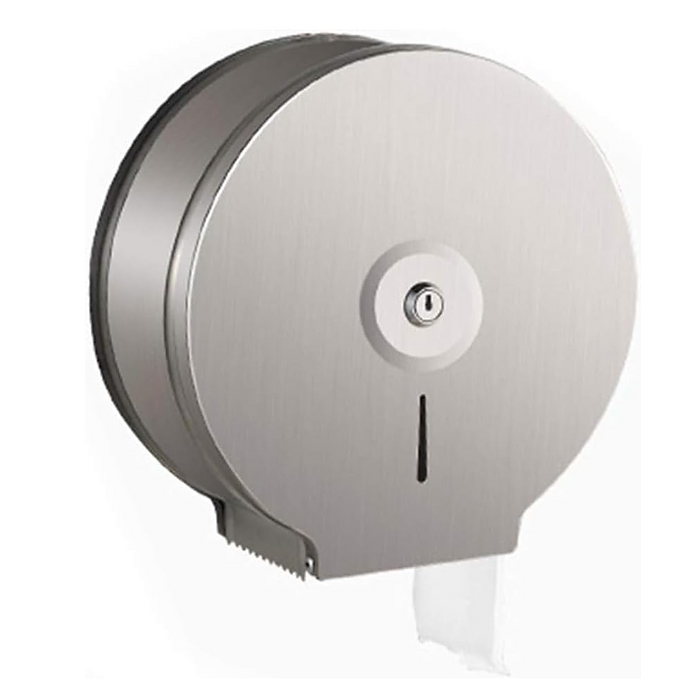 Toilet Paper Towel Dispenser Brushed Stainless Steel Wall-Mounted Bathroom Tissue