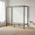 4-Poster Single Bed Frame – Sturdy Black Modern Canopy Bed for Bedroom