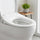 Non-Electric Bidet Toilet Seat with Dual Nozzles and Cover