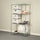 Modular Wire Storage Shelf 1200 x 450 x 1800mm Steel Shelving - Carbon Chrome Plated