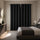 Black 2X Blockout Curtains – Blackout Window Draperies Pair with Eyelets for Bedroom 132x213cm