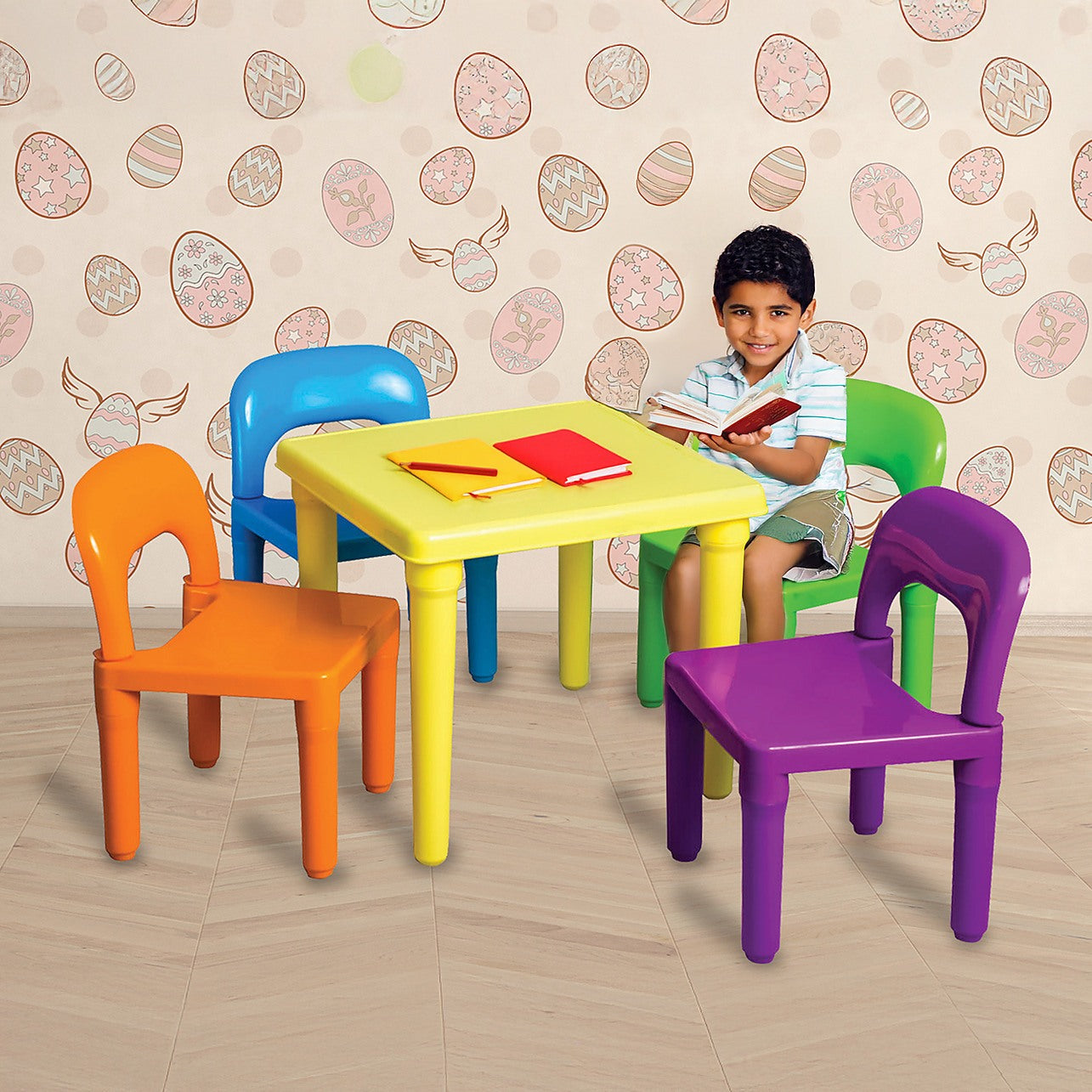 Kids Table and Chairs Play Set Toddler Child Toy Activity Furniture  In-Outdoor