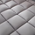 Extra Thick Double Mattress Topper 10cm Hollow Fibre – Grey
