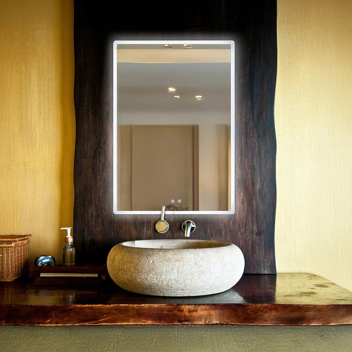 Smart Mirror Bathroom Vanity – LED Lighted Wall Mirror with Modern Design 800x600mm