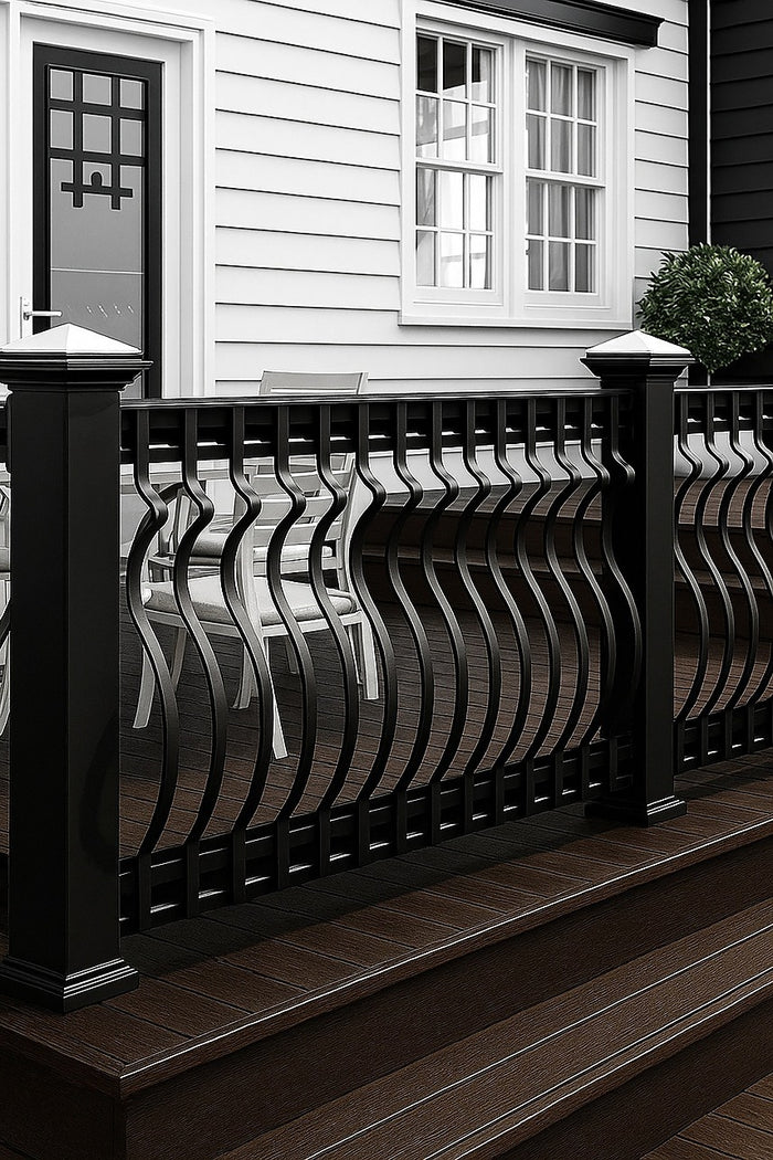 51 Pack 82cm Metal Deck Balusters – Iron Stair Railing Spindles for Indoor & Outdoor Use