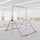 Kids Gymnastics Bars Training Horizontal Bar Monkey Kip Bar Pink