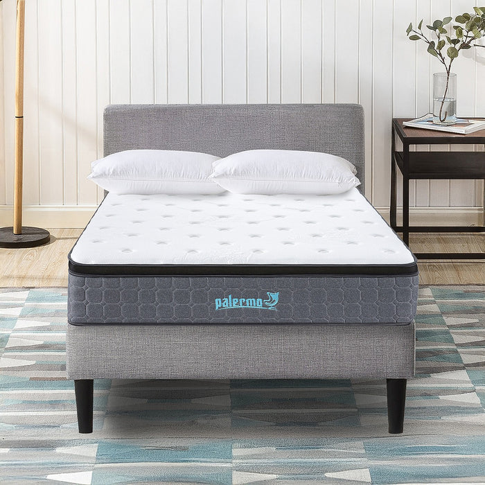 Mattress Double Euro Top Pocket Spring Motion Isolation CertiPUR-US Certified