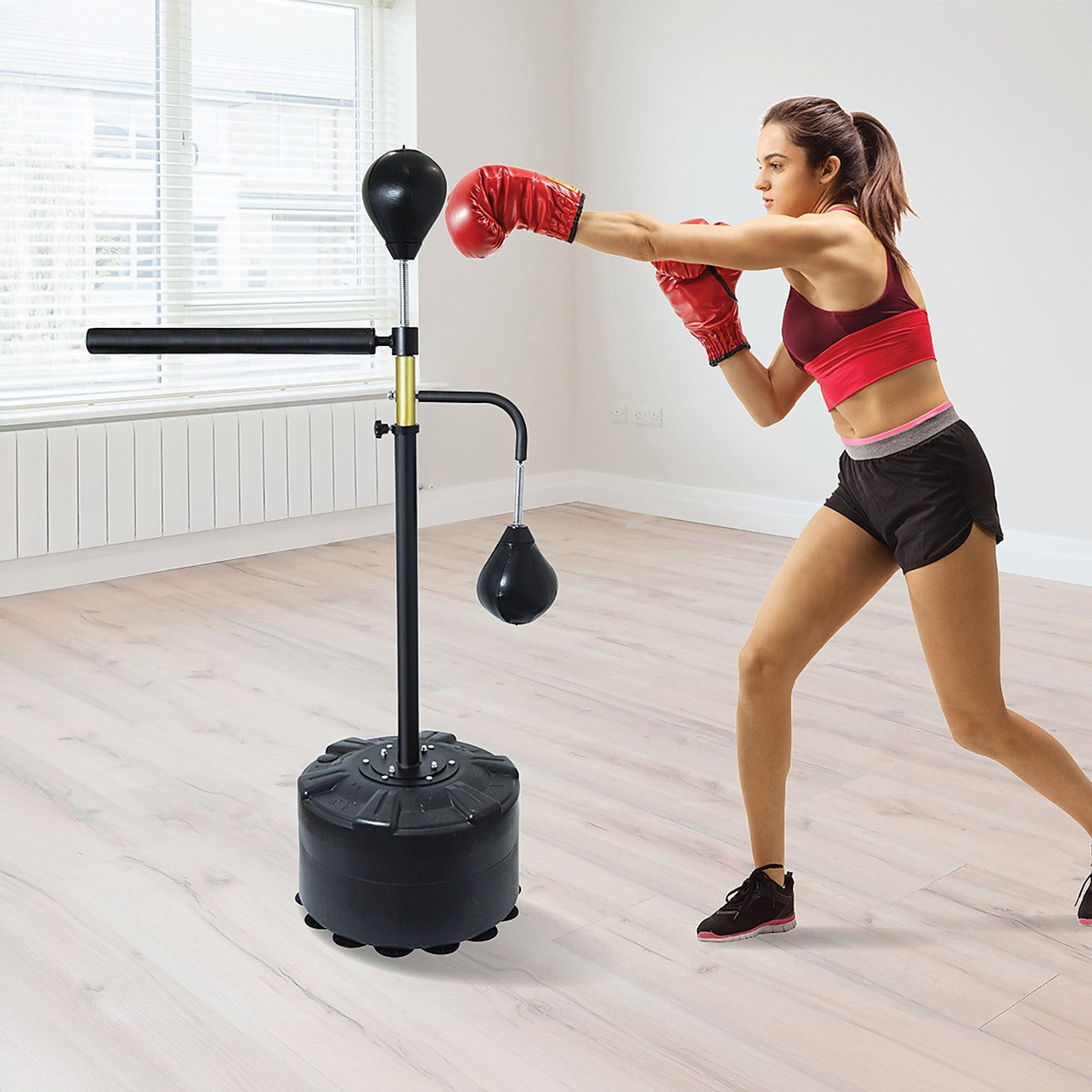 Spinning Bar Boxing Reflex Trainer Free Standing Boxing Equipment