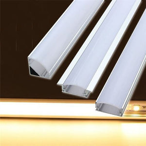 10 x 1M Aluminium LED Strip Light Channel Profile for Kitchen Cabinet YW Style