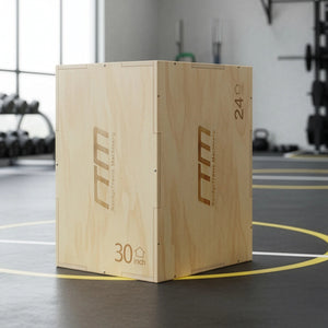 3 IN 1 Wood Plyo Games Plyometric Jump Box