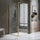 Semi-Frameless Shower Screen – Gold, Front: (98~106)x195cm, Side: (89~92)x195cm