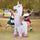 Giant Unicorn Fancy Dress Inflatable Suit -Fan Operated Costume