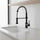 Basin Mixer Tap Faucet with Extendable Spout – Kitchen & Laundry Sink in Black