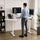 L Shaped Sit Stand Desk Electric Height Adjustable Corner Table
