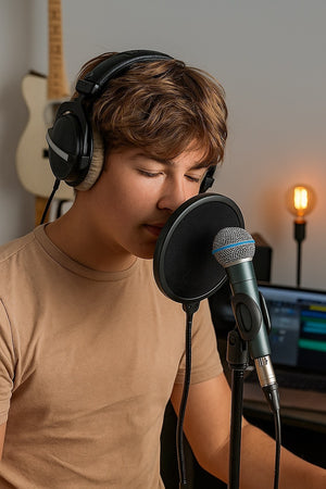 Professional Dynamic Wired Vocal Microphone for Stage, Recording & Karaoke