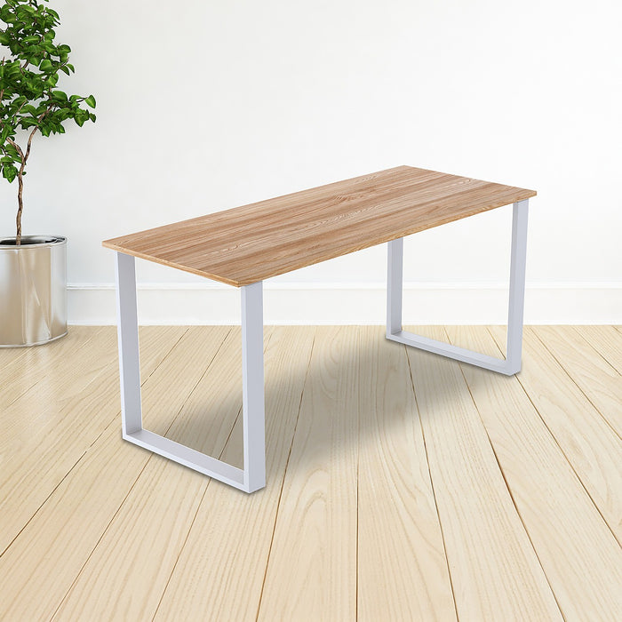 Table Bench Desk Legs Retro Industrial Design - White Square