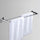 Double Classic Chrome Towel Bar Rail Bathroom   