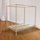 4 Four Poster Queen Bed Frame - Gold