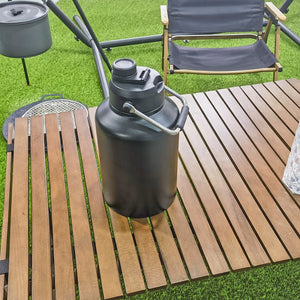 3.8L Double Wall Insulated Stainless Steel Water Bottle – Large Hot & Cold Drinks Jug for All-Day Hydration