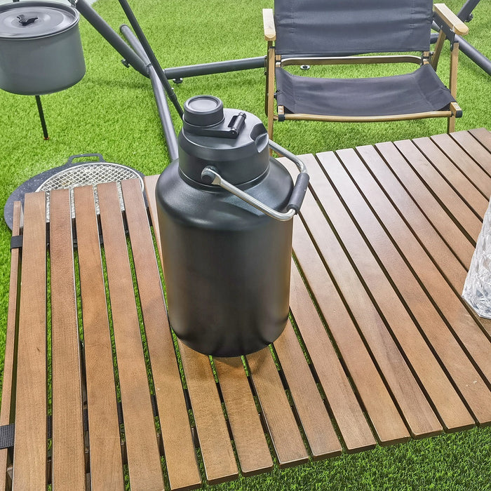 3.8L Double Wall Insulated Stainless Steel Water Bottle – Large Hot & Cold Drinks Jug for All-Day Hydration