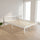 Double Wooden Bed Frame – Sturdy Home Furniture in White Finish