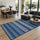 200x300cm Large Floor Blue Ethnic Rug – Modern Area Carpet for Bedroom & Lounge