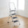 Foldable Non Slip 4 Step Steel Ladder
