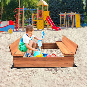 Sandpit Kids Wooden Sand box