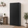 Double-Door Metal Cabinet with 4 Shelves – Office, Garage, or Home Storage in Black without Legs
