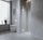Glass Shower Screen 210cm Wall Channel in White