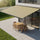 Heavy Duty Full Cassette Retractable Awning: Motorised 5.5x3m Beige Sunshade