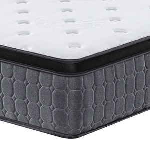 Mattress Queen Euro Top Pocket Spring Motion Isolation CertiPUR-US Certified