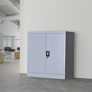 Two-Door Shelf Office Gym Filing Cabinet Safe Storage Locker