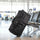 Large Black Wheeled Travel Duffle Bag – Rolling Luggage Trolley