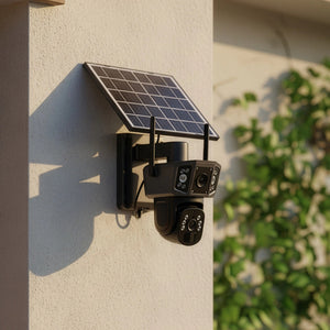 9MP Wireless Solar Security Camera – WIFI Outdoor Battery PTZ CCTV System for Home & Property