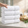 500 GSM Cotton Bath Towels 4 Pack White