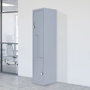Multipurpose Locker – Grey Dual L-Shaped Door with 4-Digit Combination Lock