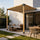 DIY Pergola Kit – Single Wall Mount with Coffee Screen Set with Brackets