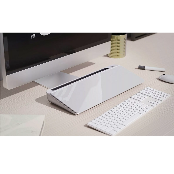 Glass Desktop Buddy Whiteboard Office Writing Desk