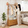 165x70cm Clothes Rack Stand with Storage Shelves – Modern Coat Tree in Wood