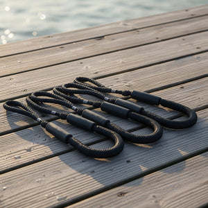 4 Pack Marine Bungee Dock Line Boat Mooring Rope Anchor Cord Stretch