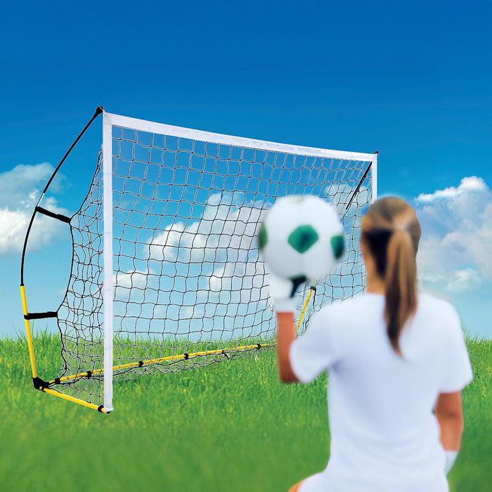 8' x 5' Soccer Football Goal Foot Portable Net Quick Set Up