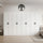 320x200cm 8-Door White Steel 2 Hanging and 2 Shelf Wardrobe with Black Handle Storage Cabinet