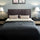 Double Brown PU Leather Bed Headboard Bedhead