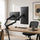 Dual Arm Monitor Desk Mount Bracket 17–32 Inch Spring Assisted Full Motion
