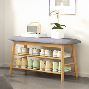 Shoe Stool Storage Rack Cabinet Multifunctional Space Saving