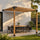 DIY Pergola Kit – Single Wall with Top Rafters Set with Brackets