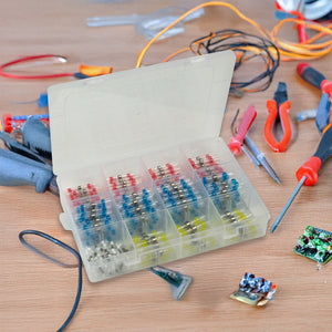 250PCS Waterproof Solder Seal Sleeve Heat Shrink Butt Wire Connectors Terminals  